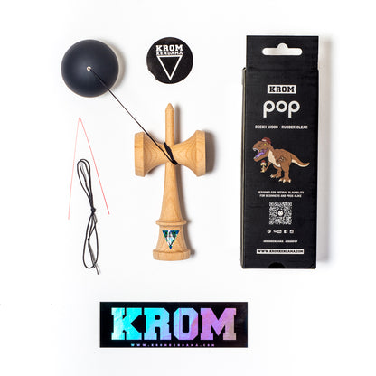 KROM POP GUMMI SCHWARZ