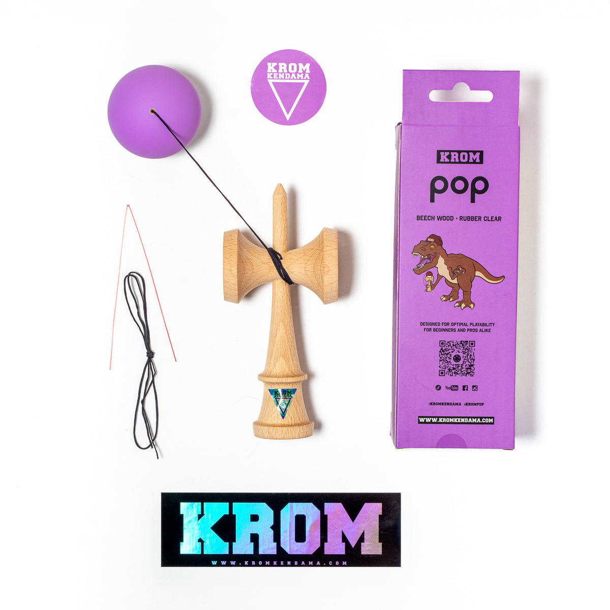 KROM POP GUMMI LAVENDEL 