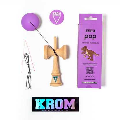 KROM POP GUMMI LAVENDEL 