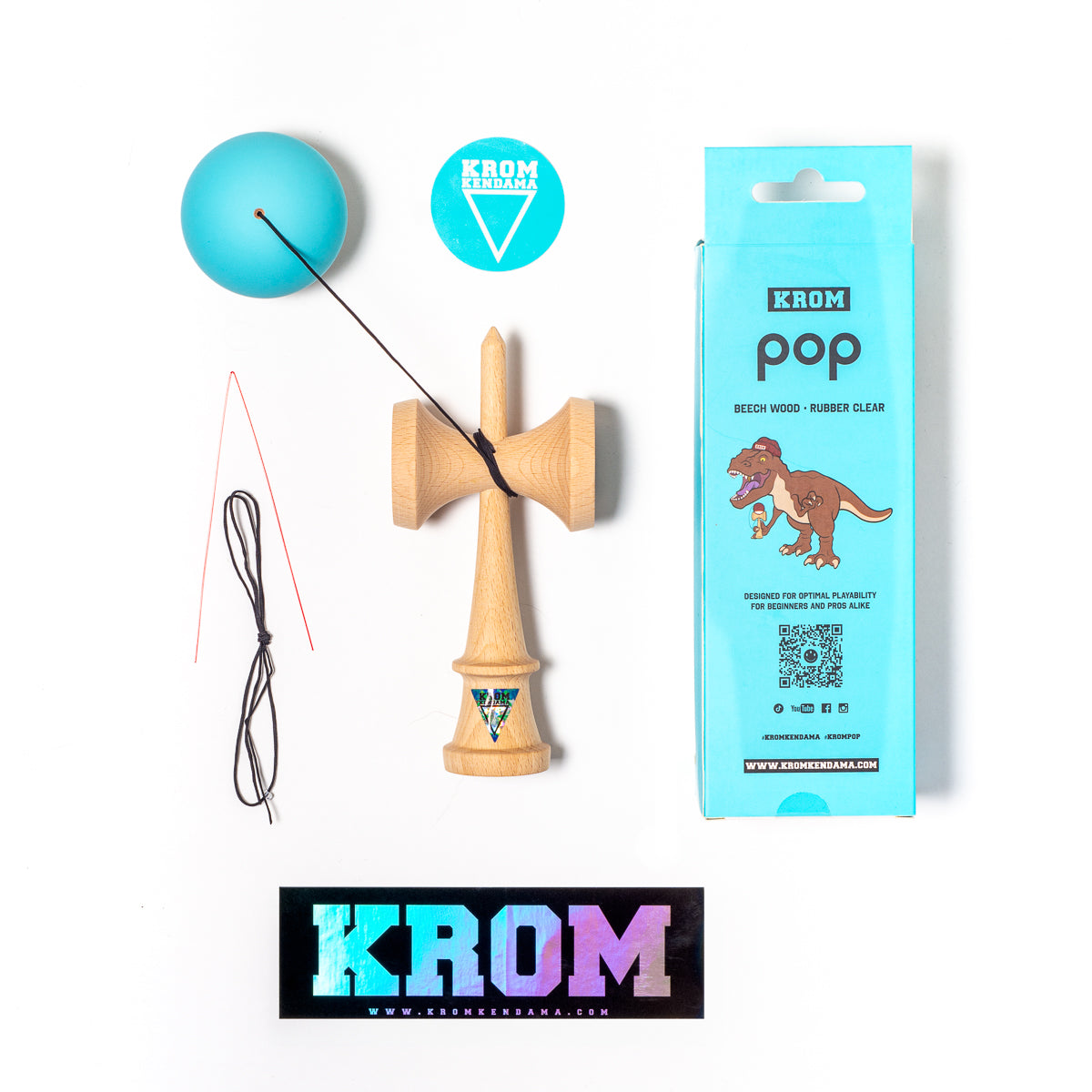 KROM POP GUMMI HIMMELBLAU 